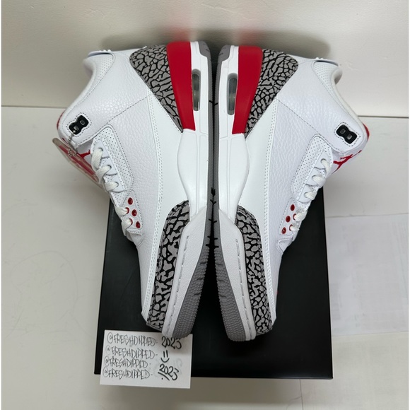 NWT 2018 JORDAN 3 RETRO HALL OF FAME “KATRINA” MENS SZ 10 DEADSTOCK OG ALL - Picture 7 of 16